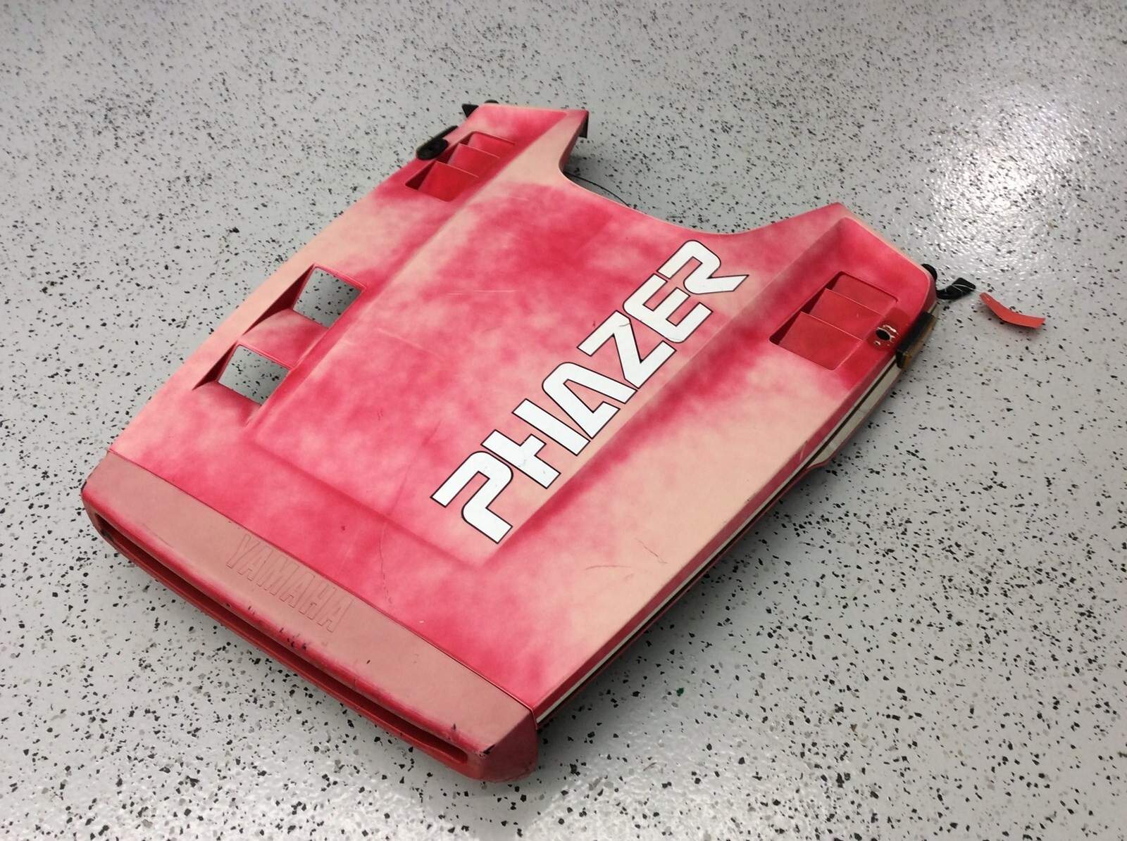 Yamaha Hood Shroud Cowl Red White 1991 Phazer II ST 480 OEM 88F-Y7711-00-00