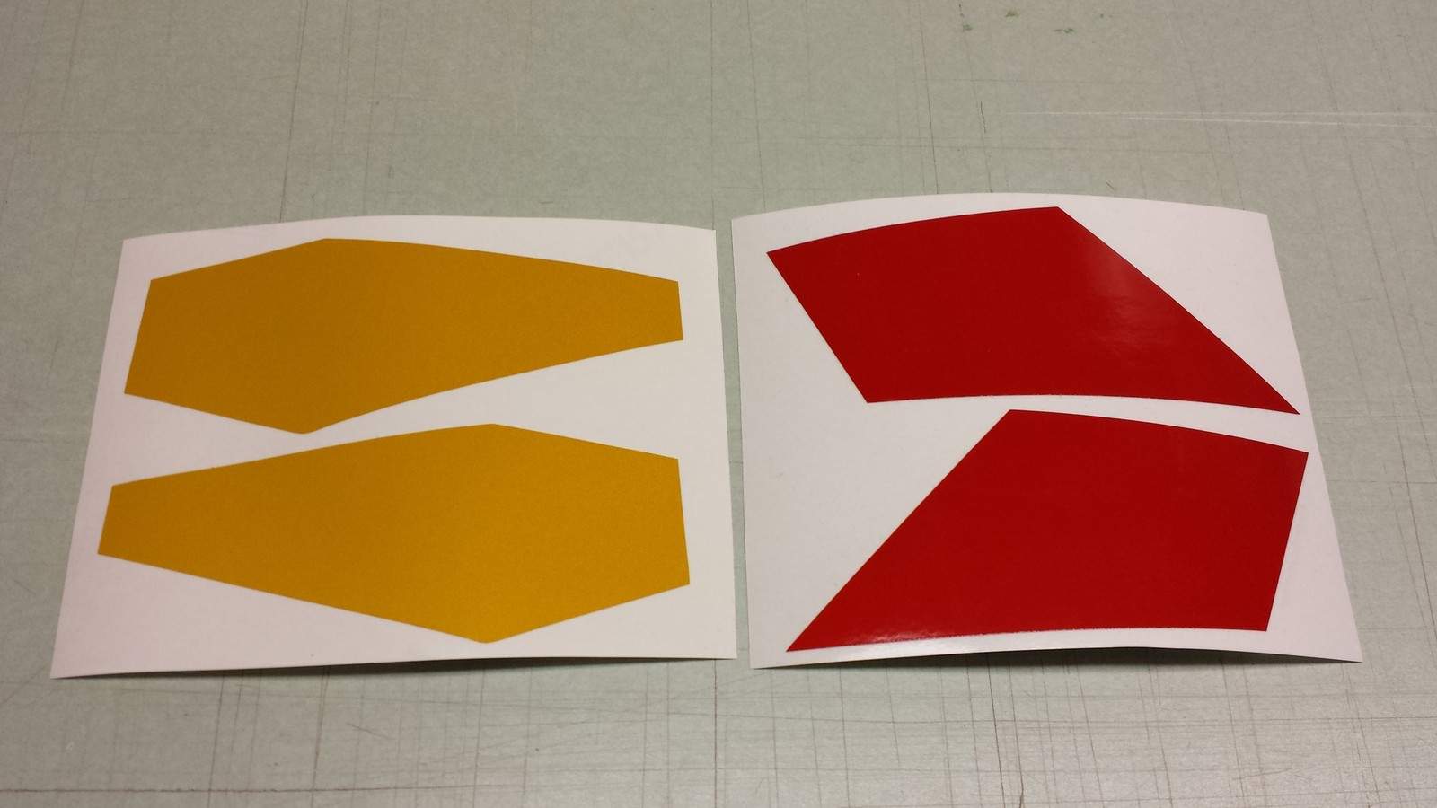 Set of 4 Ski-Doo REV XP 08-19 Snowmobile Front Nosepan & Rear Tunnel Reflectors