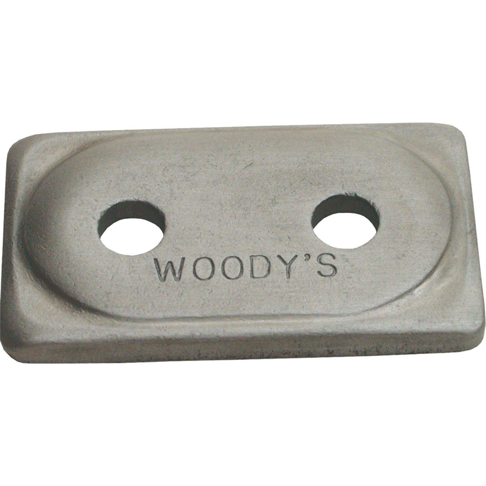 Woodys Digger Support Plates Double Aluminum 5/16″ – 48/Pack ADD2-3775-B