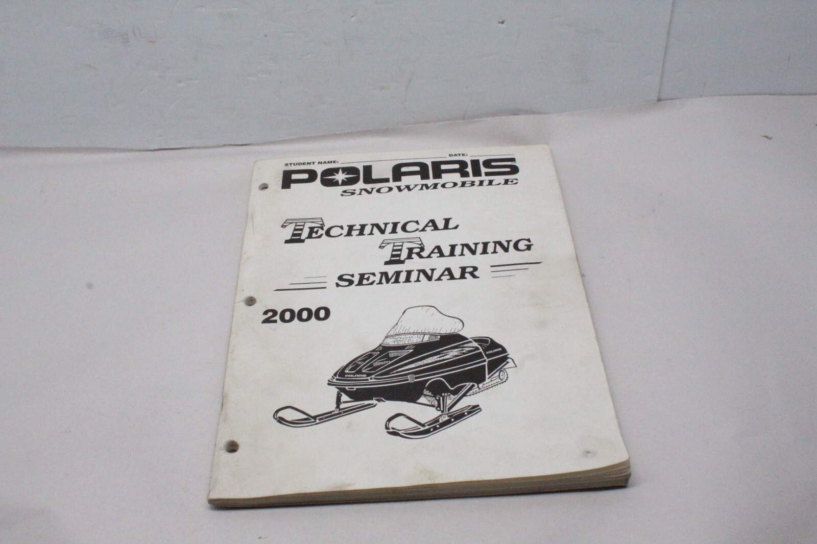 2000 Polaris Snowmobile Dealer Tech Training Seminar Book Manual OEM