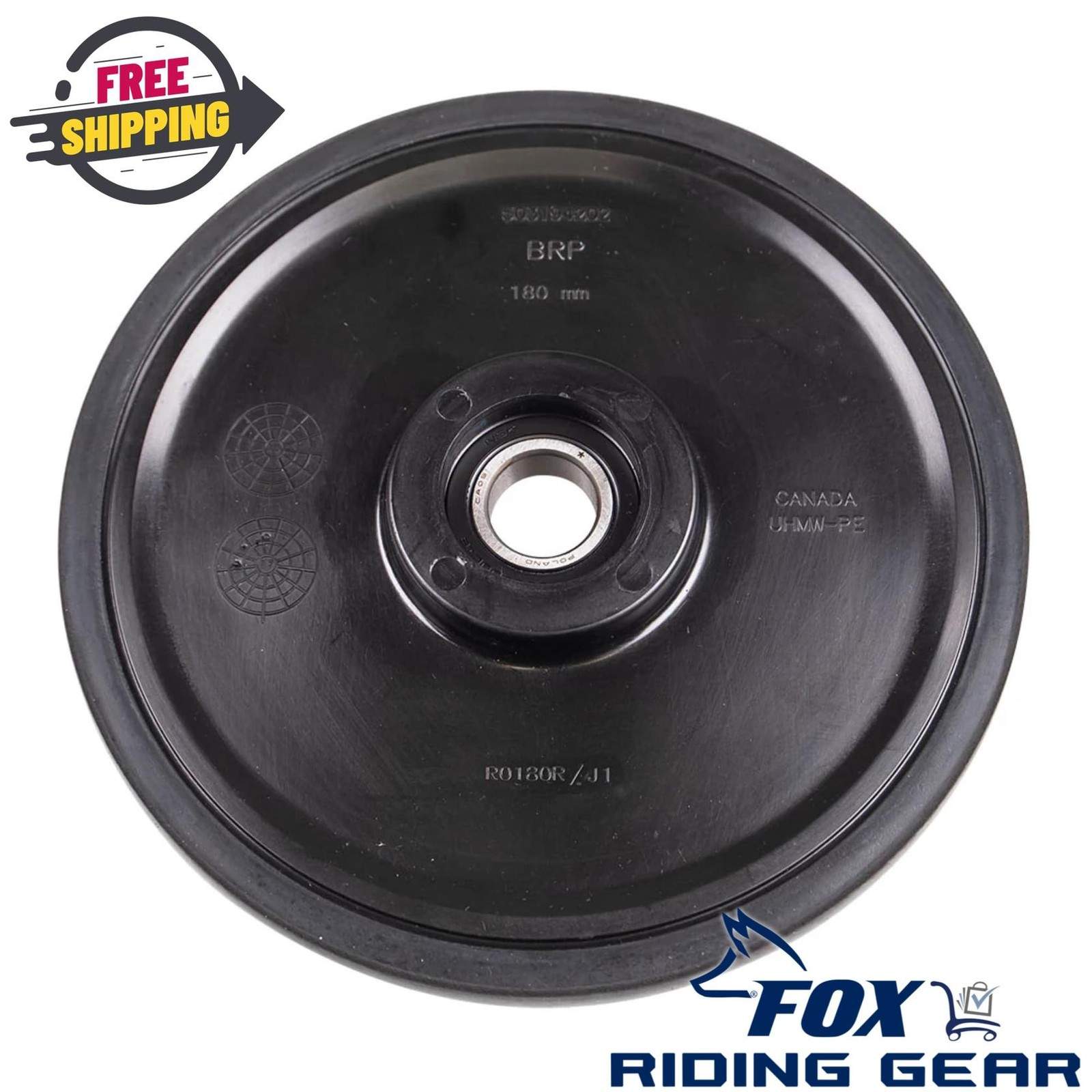 Ski-Doo OEM Suspension Idler Bogie Wheel 180mm, 503191559, 503194202