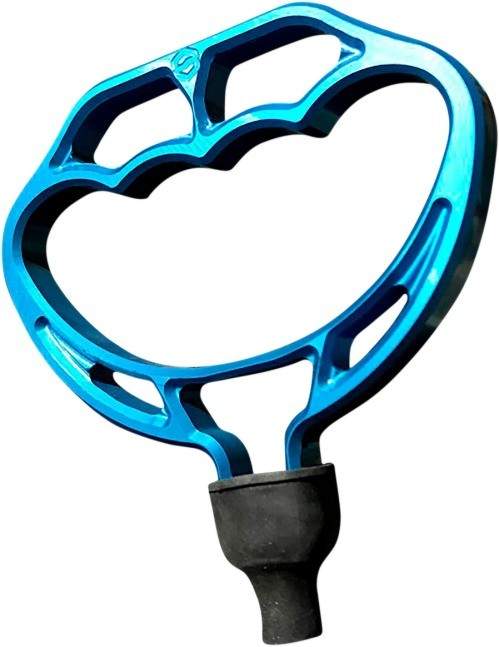 Itek Billet Starter Handles with Shock Absorber – Turquoise Snowmobile 333599