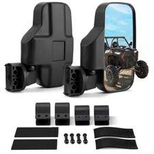 Rear View Mirror Side Mirrors 1.75″ – 2″ Roll Bar UTV ATV For Polaris RZR Yamaha
