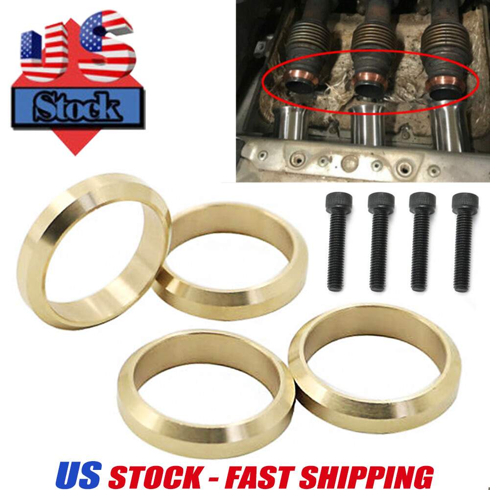 4X Copper Exhaust Gaskets For Yamaha Snowmobile Apex RX1 Attak Nytro 99999-03989