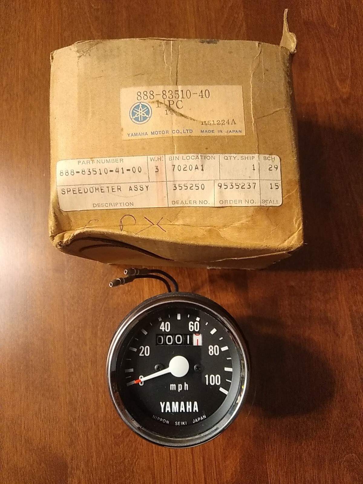 Vintage Yamaha Snowmobile 75 GPX 76 77 EXCITER Speedo Speedometer Gauge NOS