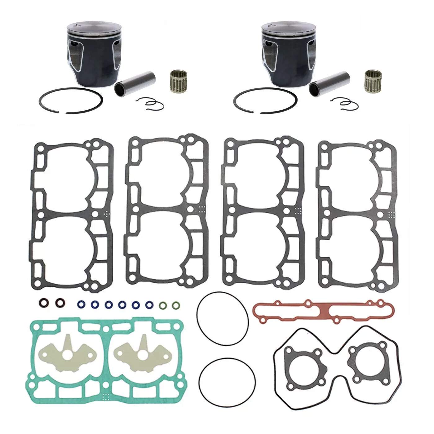Ski-Doo 850 E-TEC Top End Rebuild Kit SPI Pistons Gaskets Std 82mm 2017-2025