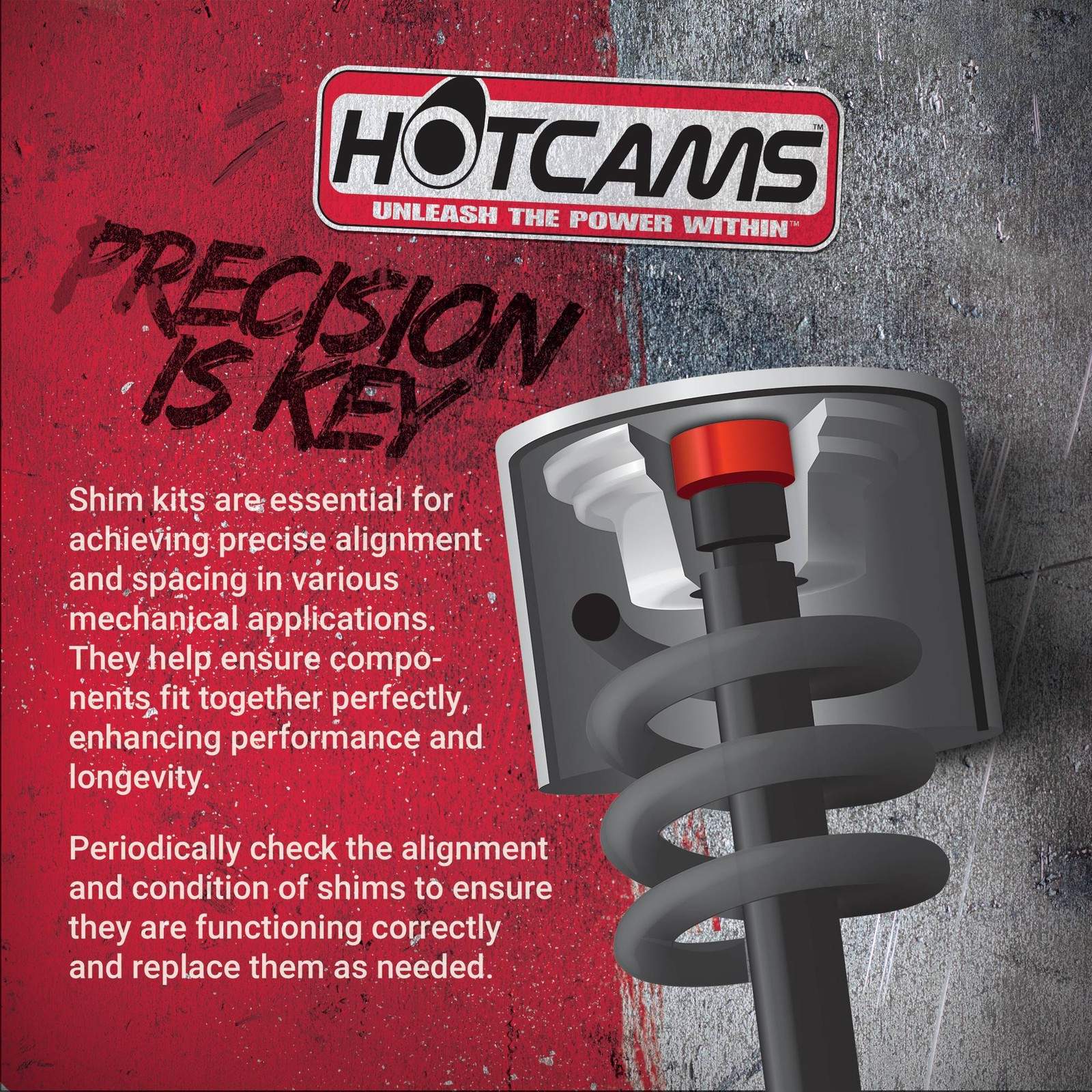 Hot Cams Complete Shim Kit For Yamaha YFZ 450X 2010 – 2011 68-2072