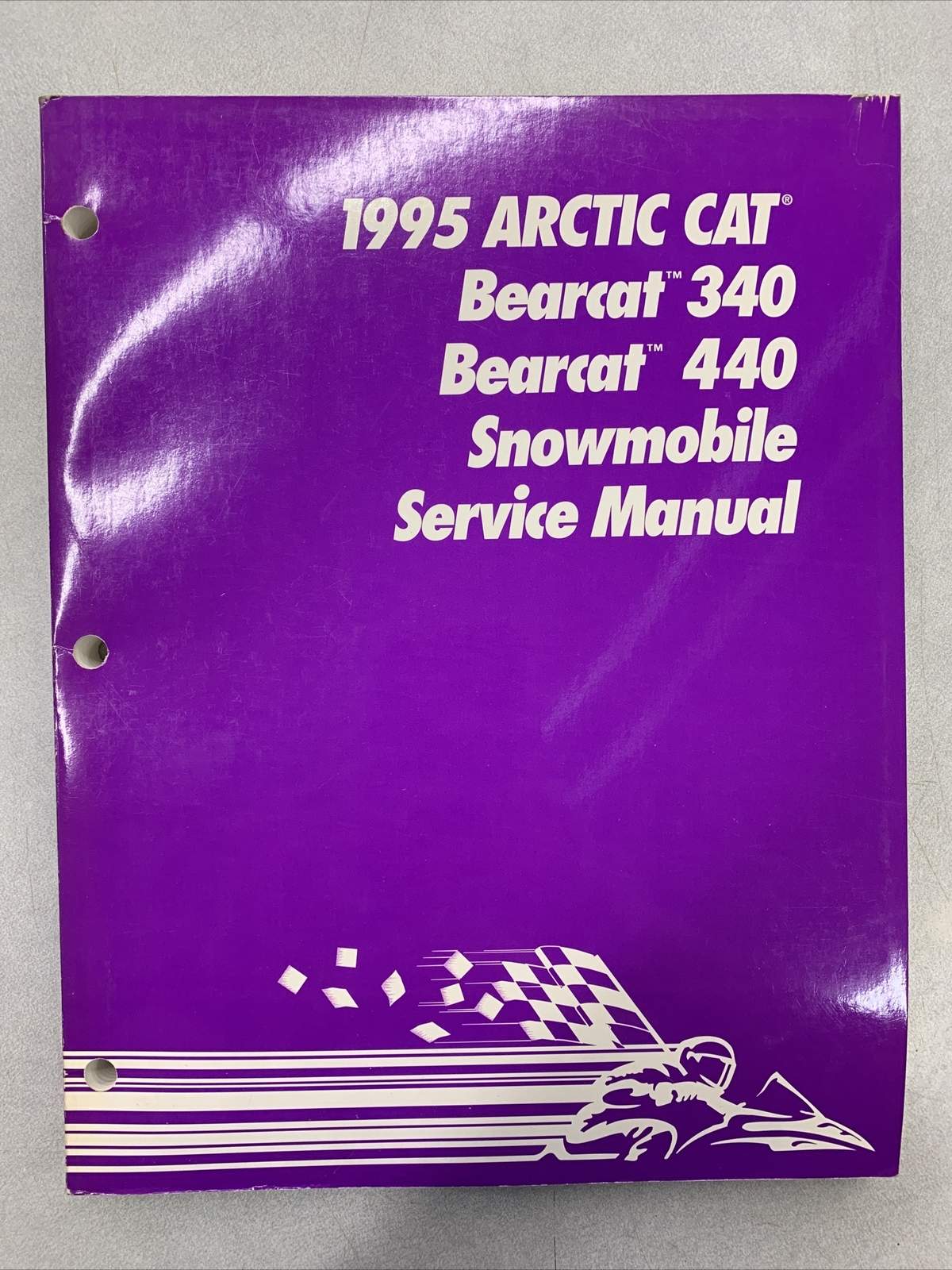 1995 ARTIC CAT BEARCAT 340,BEARCAT 440 SNOWMOBILE SERVICE MANUAL OEM #2255-127