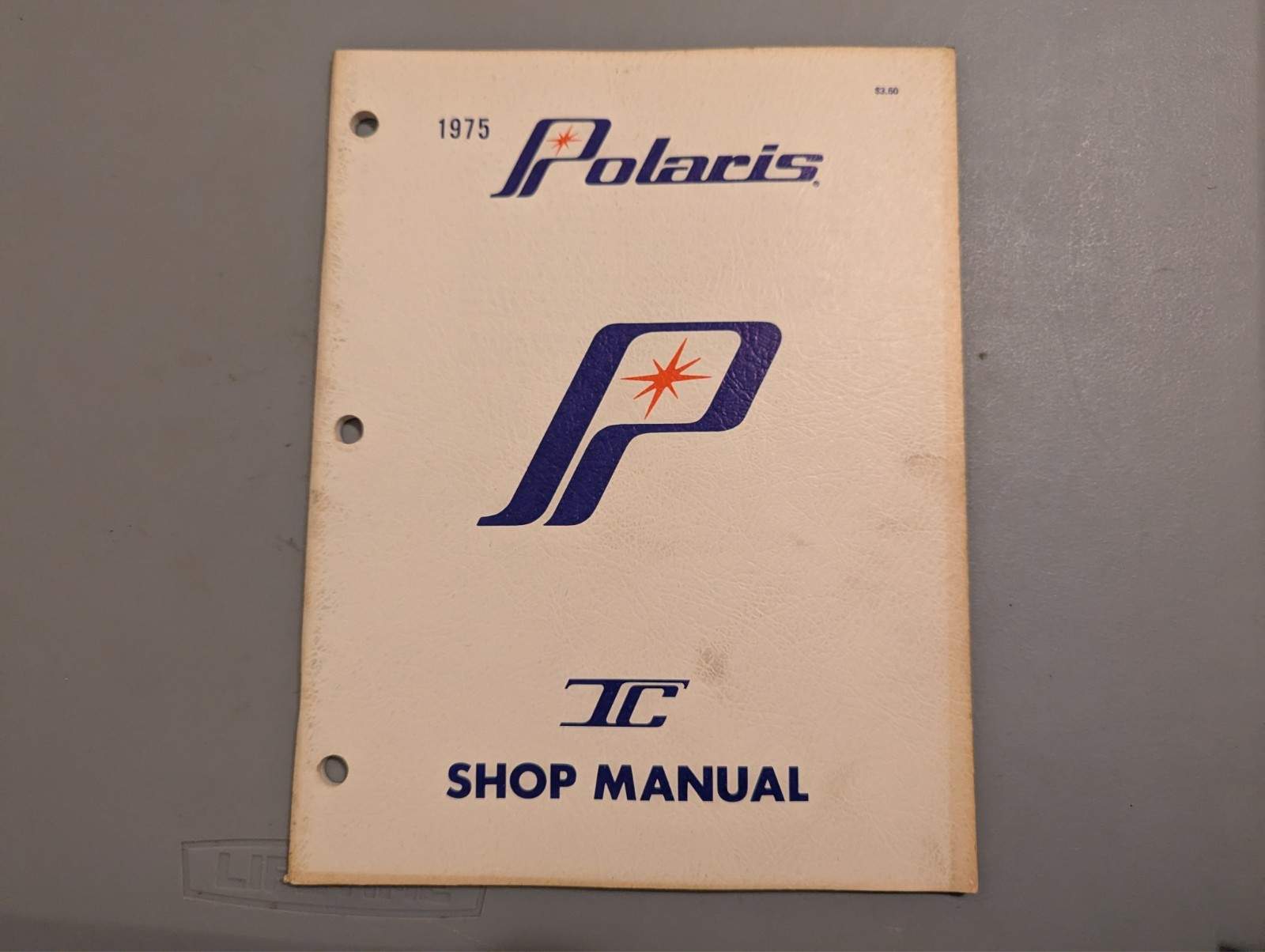 Vintage Polaris Snowmobile TC Shop Manual 1975