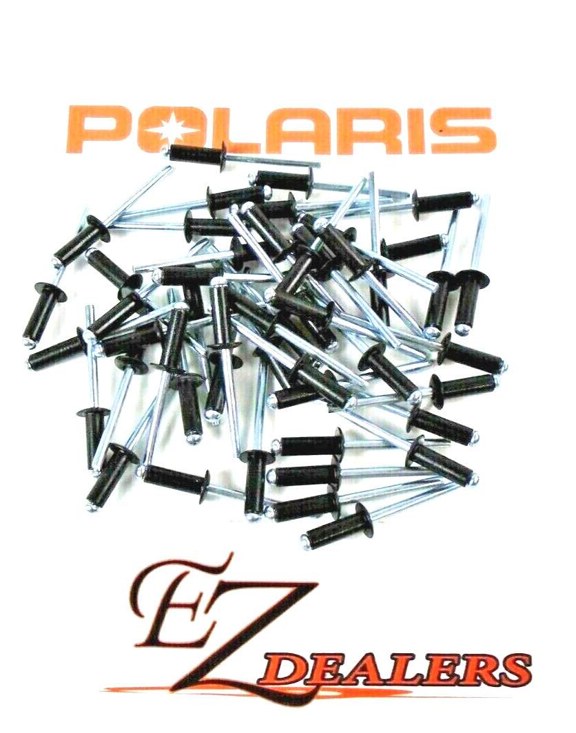 Polaris Snowmobile 3/16 Small Head Black Rivets 50pcs Indy Edge Rush XC XP Pro