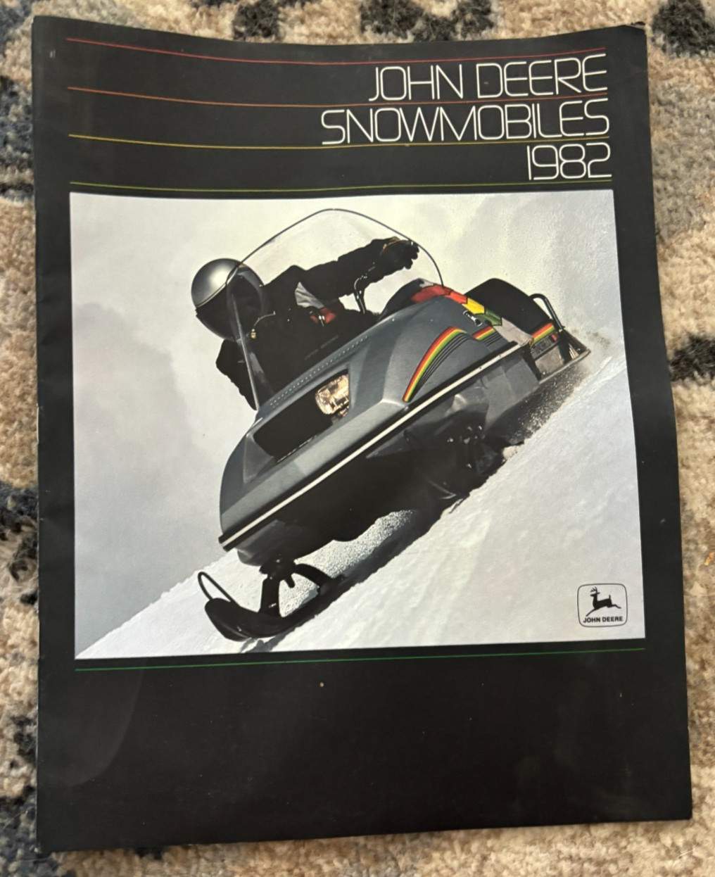 John Deere Snowmobiles For 1982 Brochure PECK25