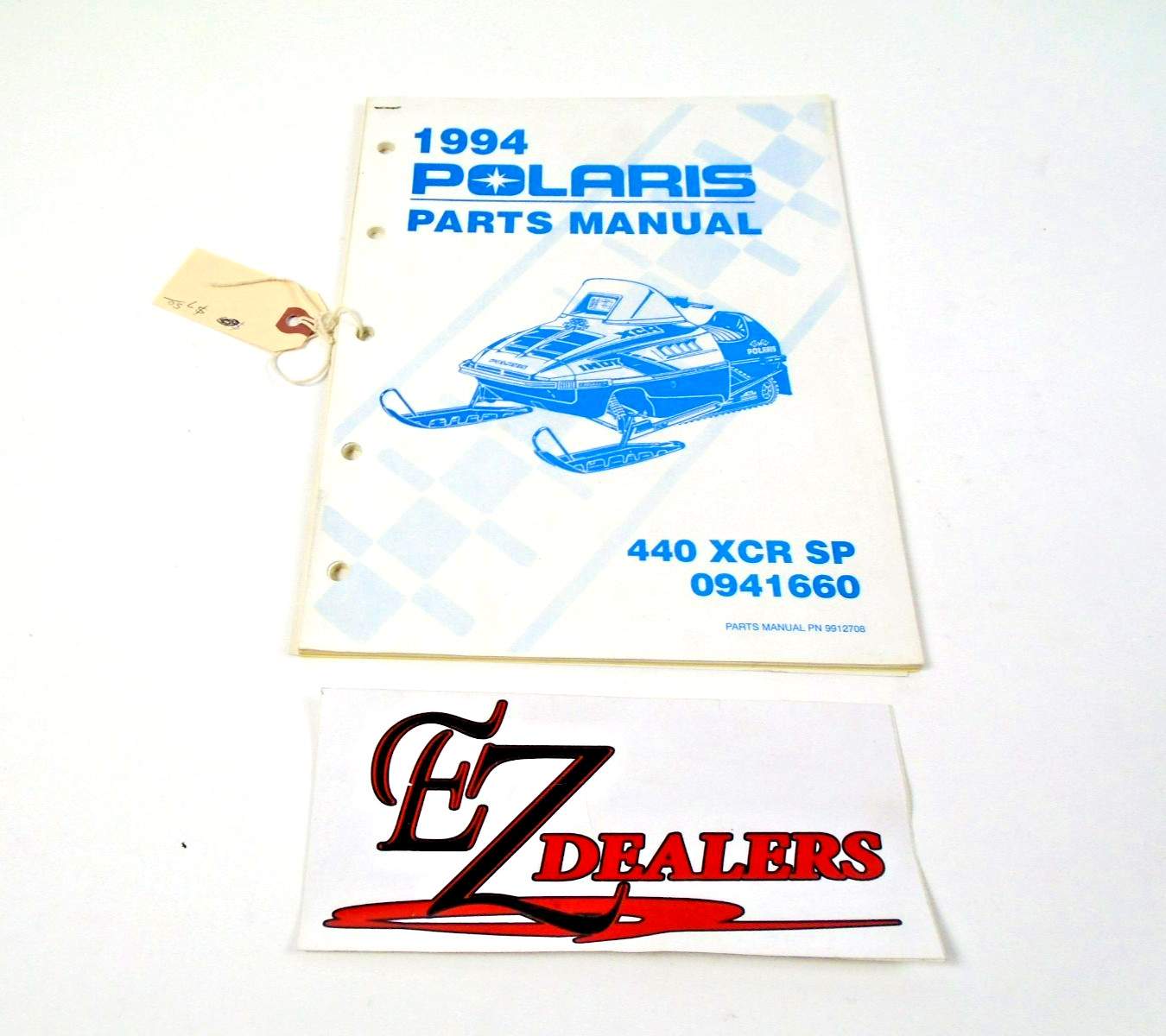 1994 Polaris Snowmobile Parts Manual 440 XCR SP