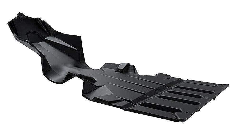 Polaris Snowmobile Skid Plate, Black, Curv composite fits OEM 2880383-070