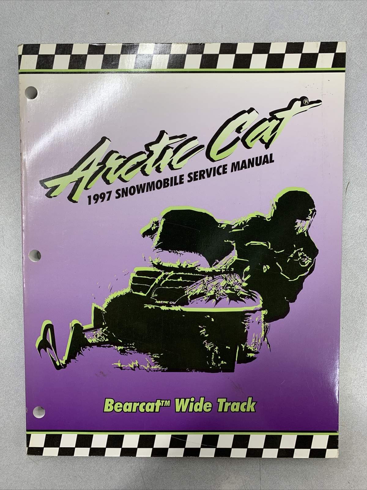 1997 ARTIC CAT BEARCAT WIDE TRACK SNOWMOBILE SERVICE MANUAL OEM #2255-528