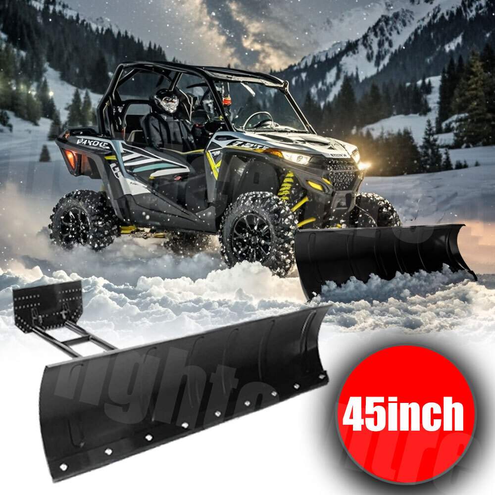 For King Quad 400/450/500/750 Steel Blade ATV UTV 45 inch Snow Plow Kit