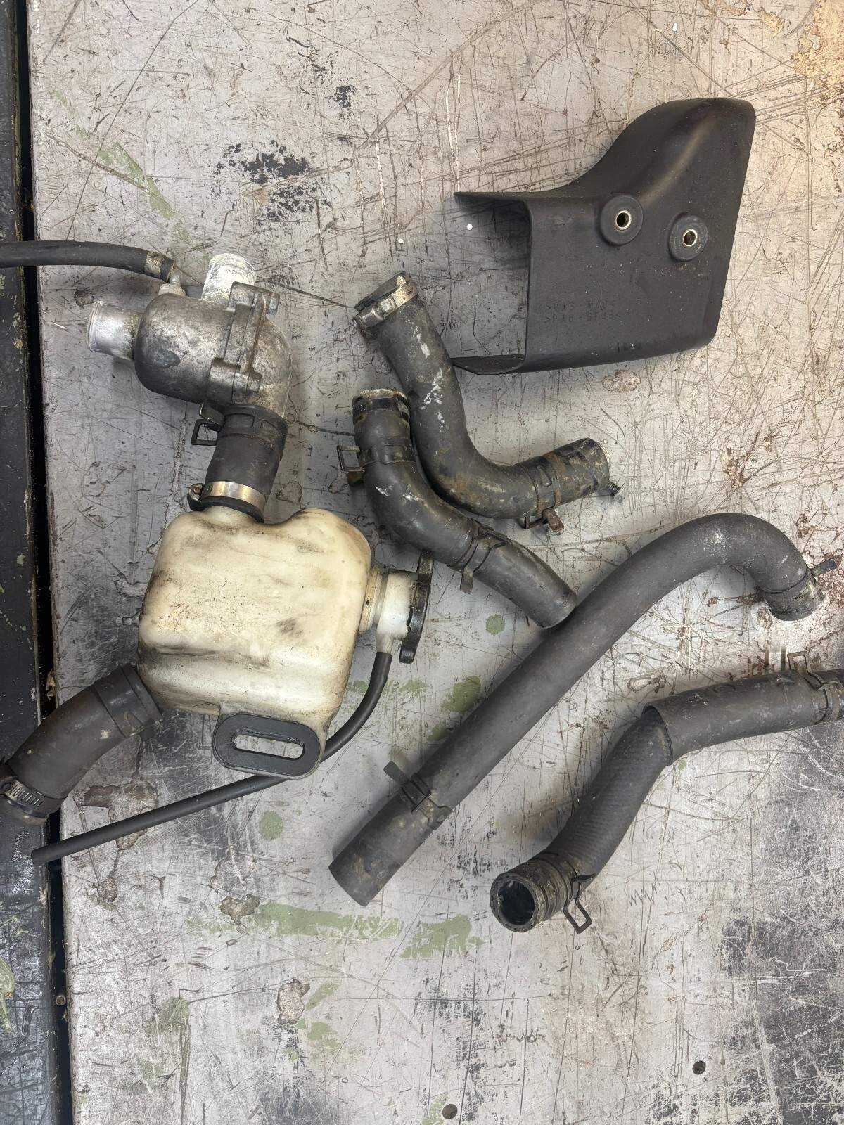 2002-2006 Yamaha OEM Coolant Tank Reservoir SX Viper HOSES SET RW6977