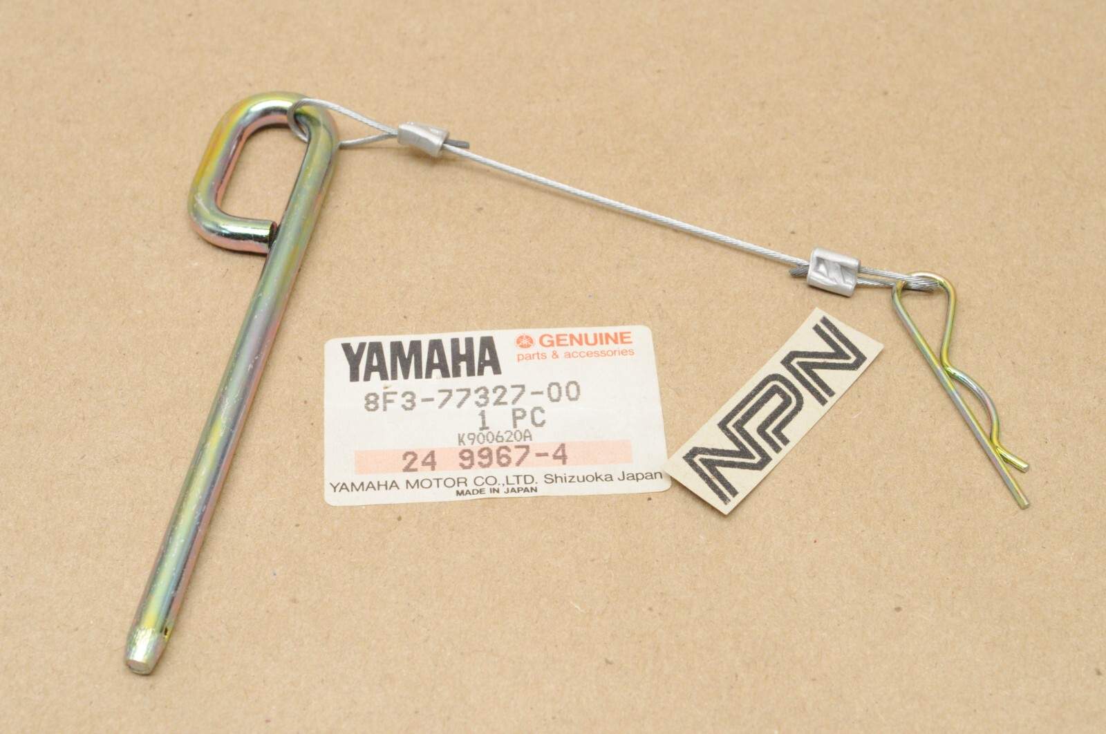 Yamaha Snowmobile EC340 ET300 ET340 SR540 Guard Box Cover Shaft And Pin NOS OEM