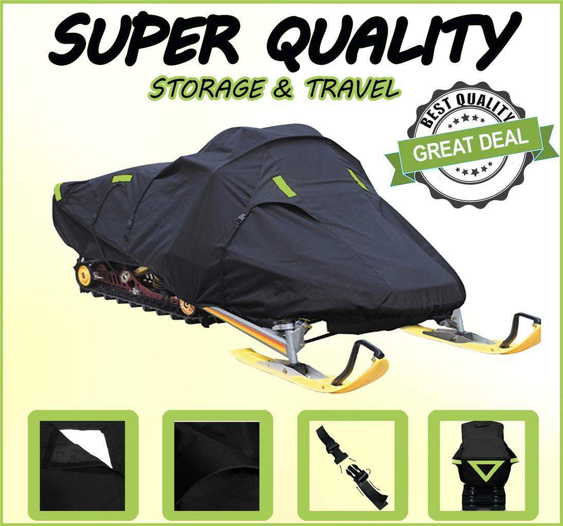 Black Snowmobile Cover fits Models: Arctic Cat Riot X 8000 ES QS3 146 2020