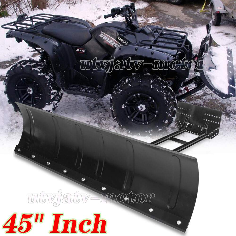 45″ inch Snow Plow Kit For Polaris Sportsman 335/400/450/500 Steel Blade ATV UTV