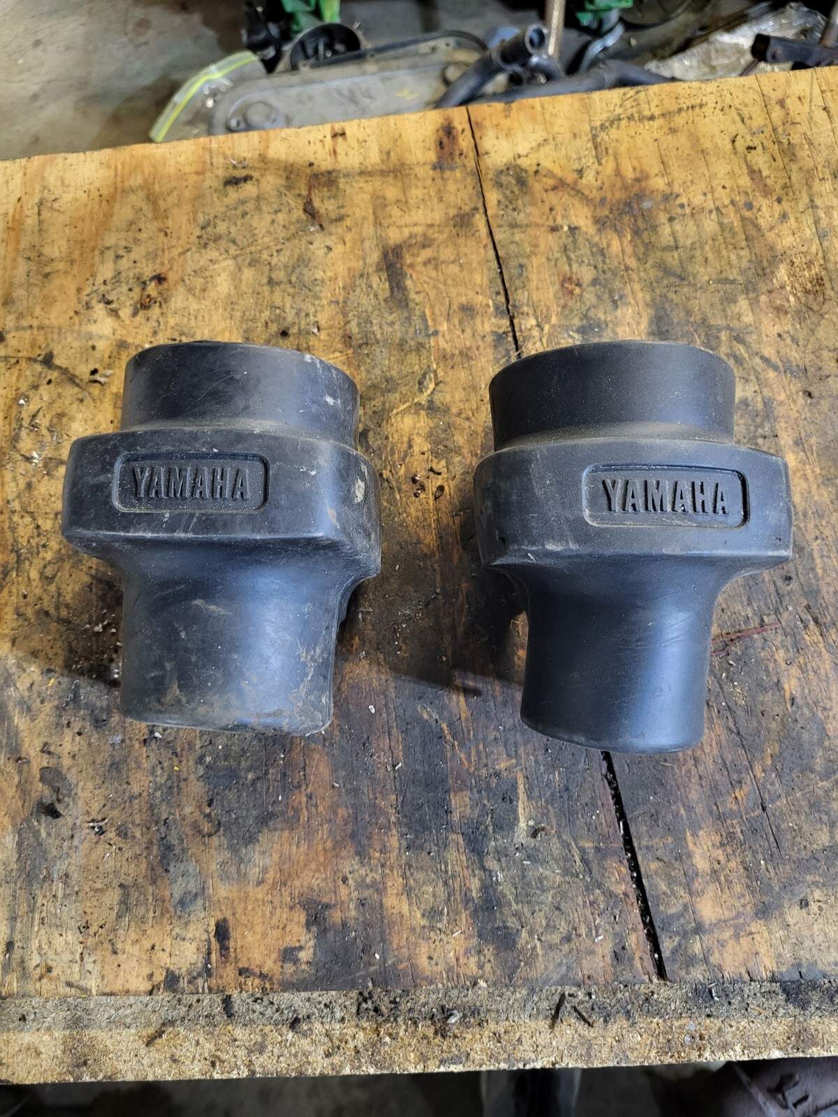 Vintage Yamaha Snowmobile Strut Pogo Stick Rubber Side Caps
