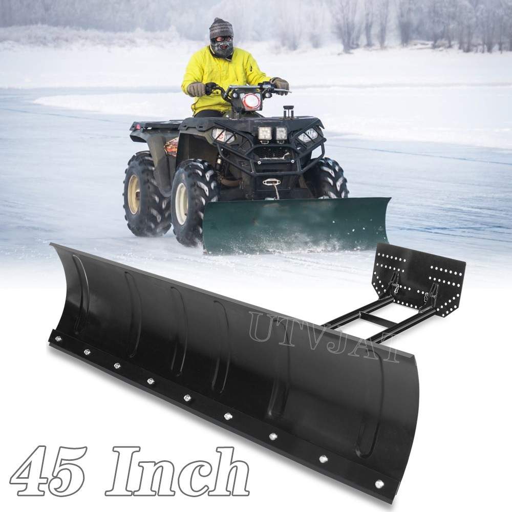 For Polaris Sportsman 335/400/450/500 Steel Blade ATV UTV 45″ inch Snow Plow Kit