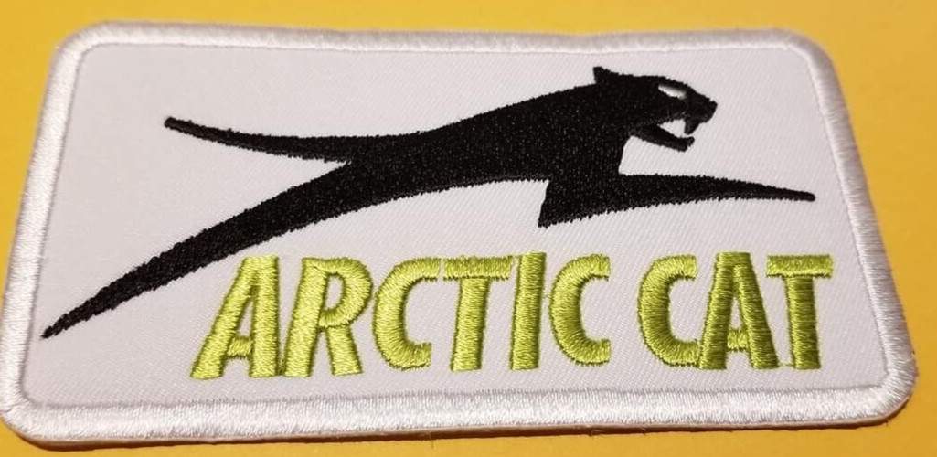 ARTIC CAT Embroidered Patch approx.  2.5 X 4.25″  Worldwide Shipping