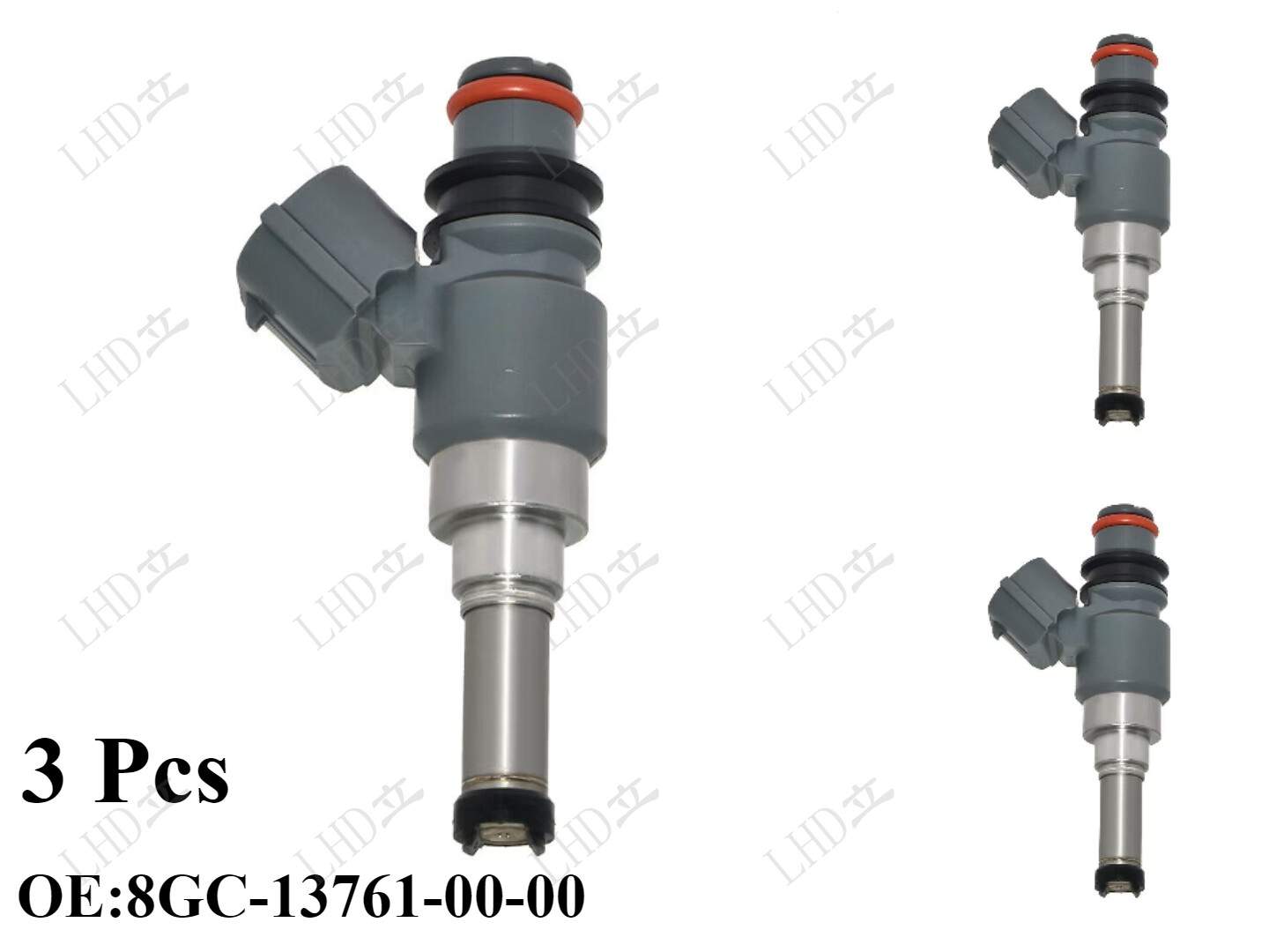 3 Pcs Fuel Injector For Yamaha Snowmobile FX Nytro Vector Srviper: