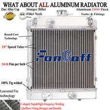 2 Row Aluminum Radiator Fits Artic Cat Prowler 550,700 TRV 700 550 450 0413205