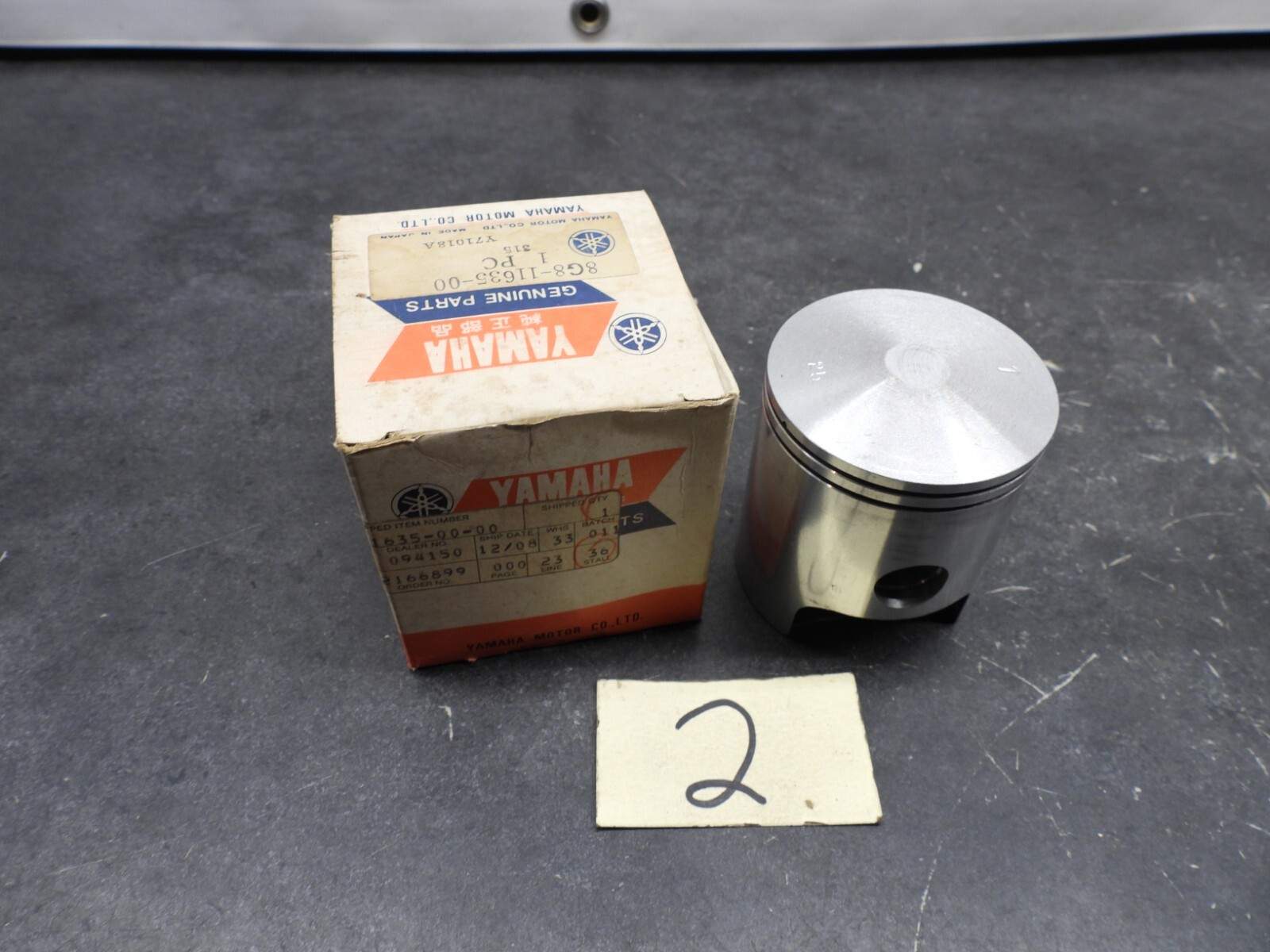 Vintage Yamaha Snowmobile Enticer 340 NOS Piston  868-11635-00 #2      2330