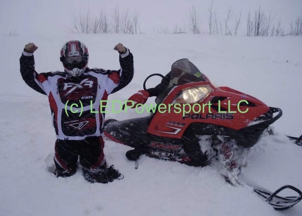 2007 Polaris Fusion 600 LED Headlight Kit Plug & Play SOLD BY SNOWMOBILER