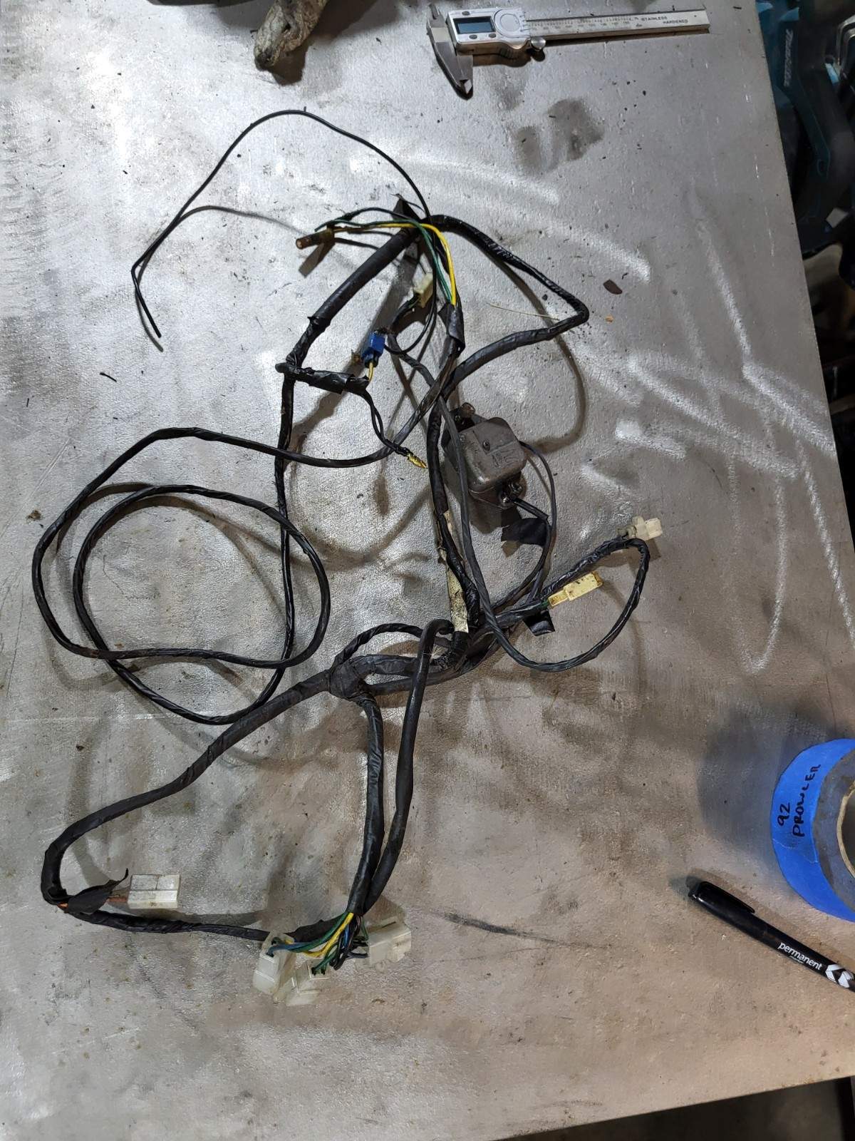 Vintage Yamaha Snowmobile SS440 Main Wiring Harness