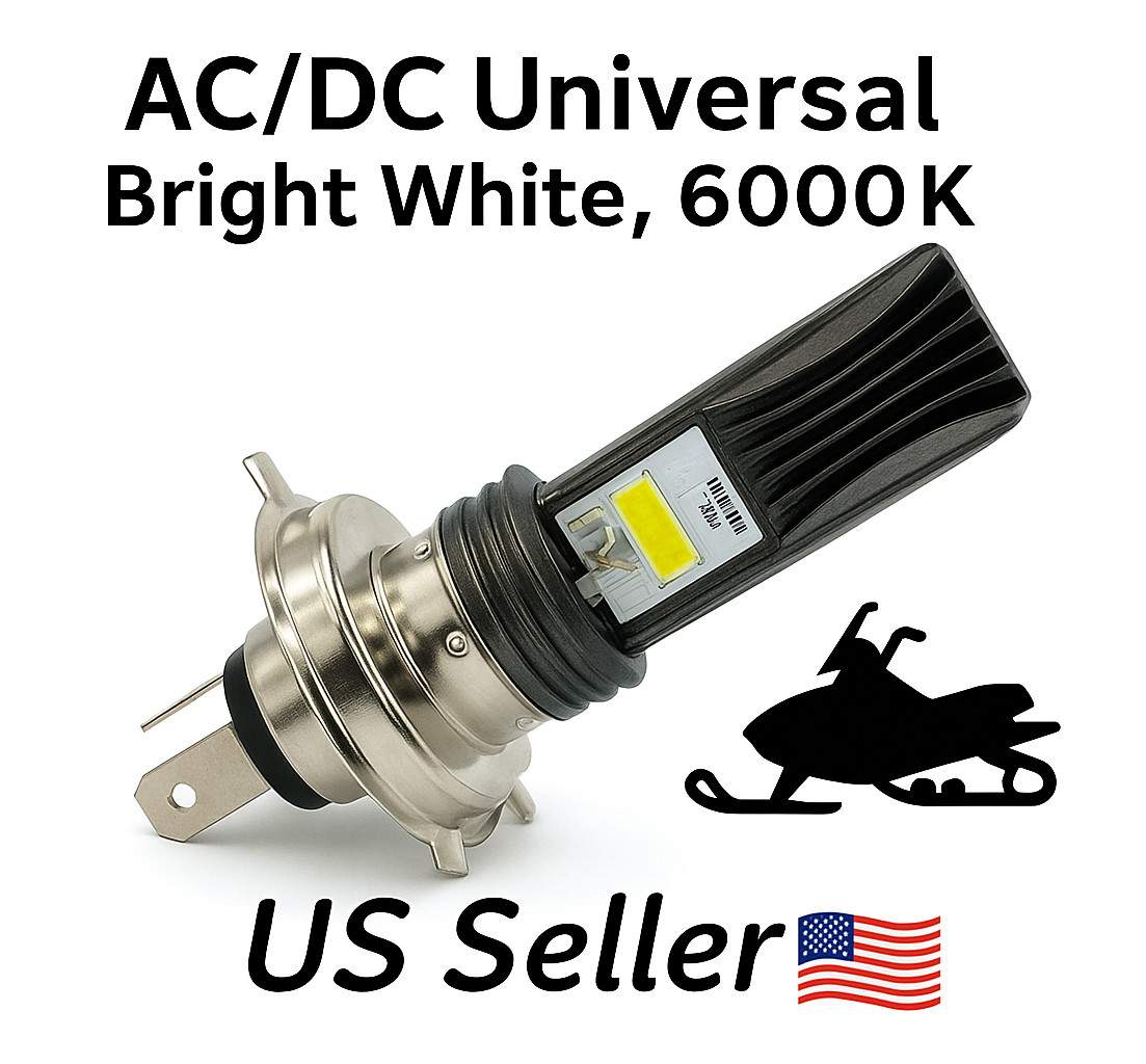 ❄️Ultra 12V LED Hi/Lo Bulb for Ski-Doo Formula 500 Deluxe 1998 Rotax ⬆️Brightnes