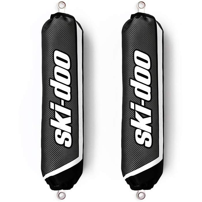Ski-Doo BRP Black & Grey Shock Protector Covers Snowmobile (Set of 2) NEW