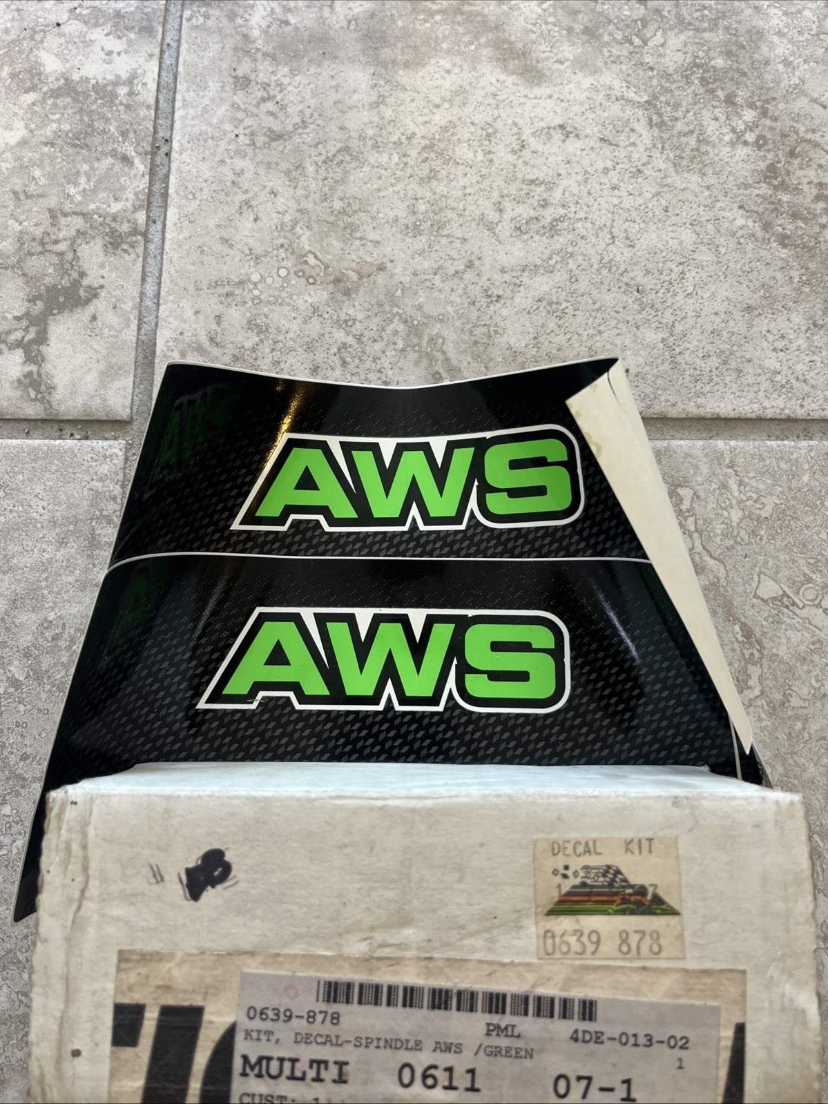 Arctic Cat Snowmobile Decal Spindle Kit AWS #0639-878