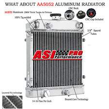 2Row Aluminum Radiator For Artic Cat Prowler 700 550 TRV 700 550 450 #0413205