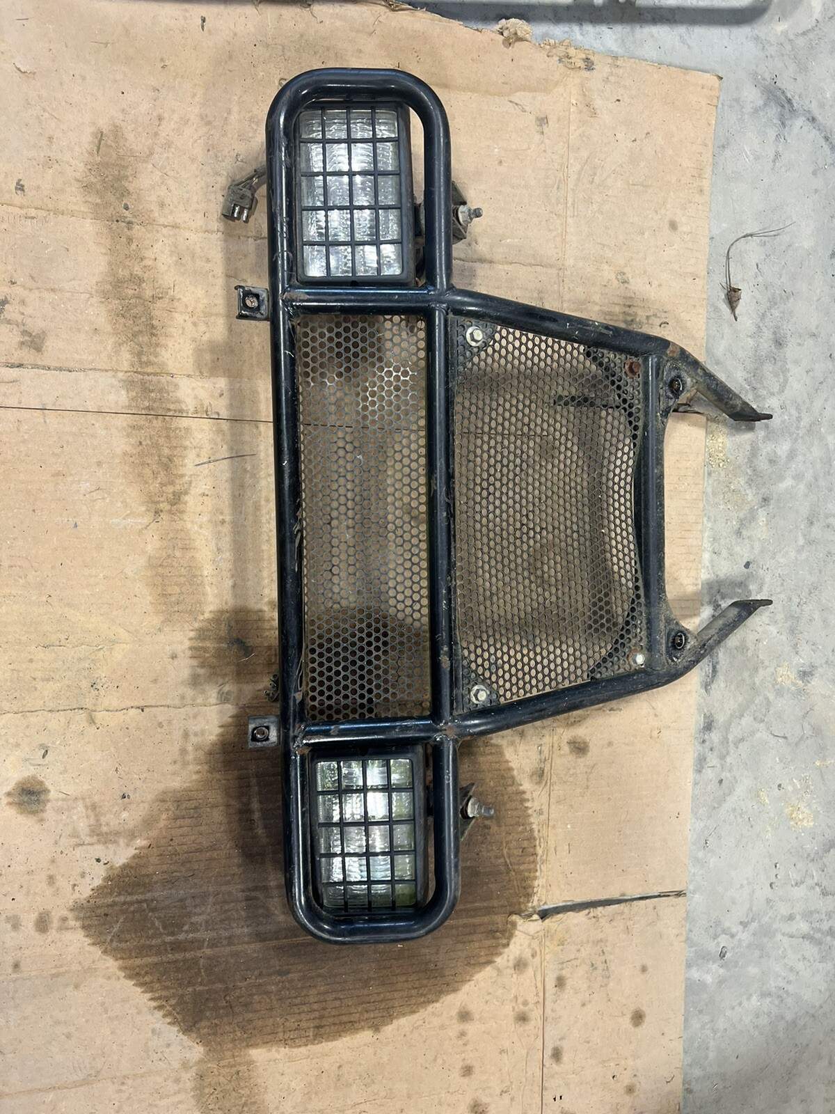 artic cat 250 front bumper with head lights 2000