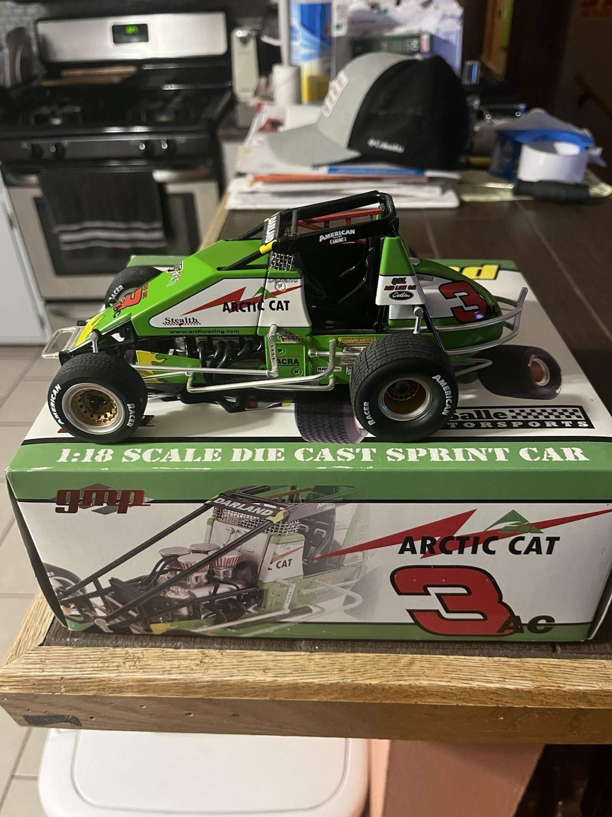 2003 Dave Darland #3 Artic Cat 1/18 Scale Diecast Sprint Car Very Rare Car