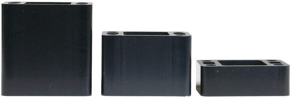 Yamaha Snowmobile Flat Style Block Risers,  3 Inch Yamaha Handlebar Bar Risers