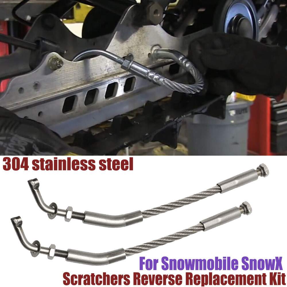 FOR SNOW ICE SCRATCHERS WITH CARBIDE TIPS SNOWMOBILE REVERSE COMPATIBLE SNOW