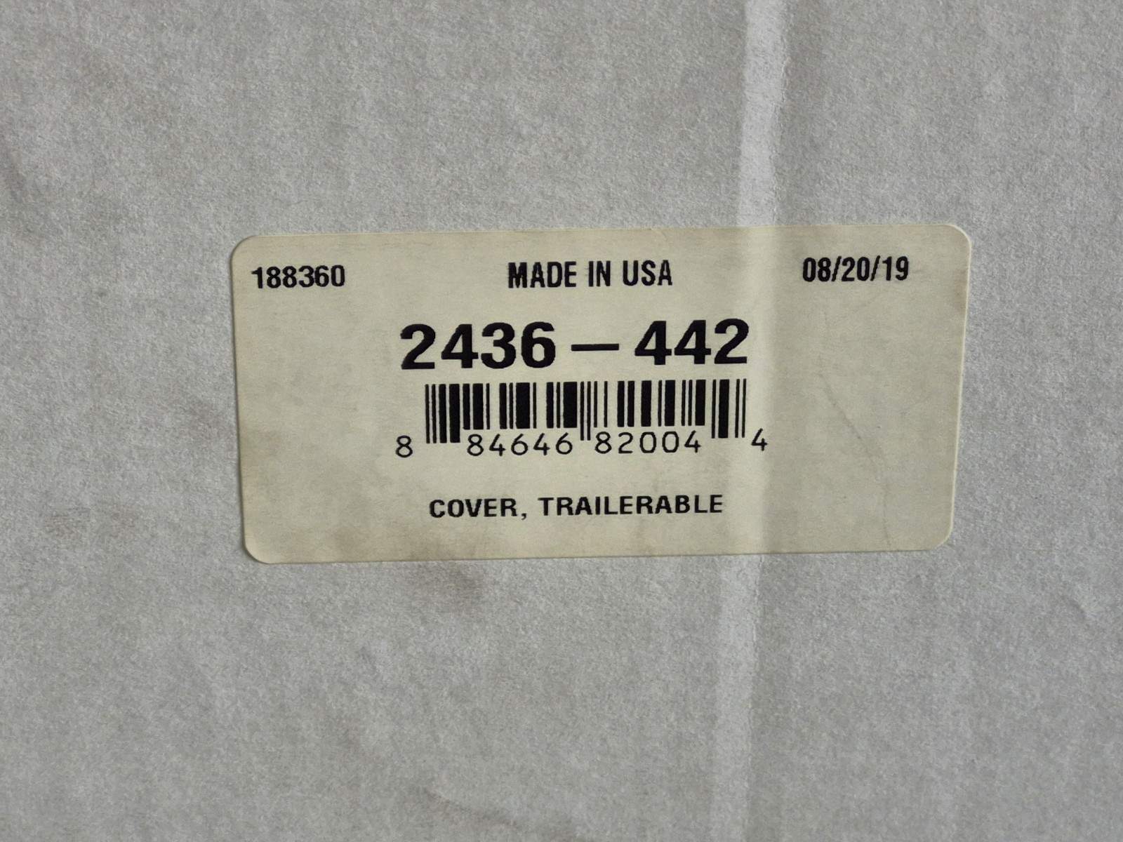 Artic Cat Trailerable Cover Kit Wildcat XX 18-20 Black 2436-442 OEM Genuine New