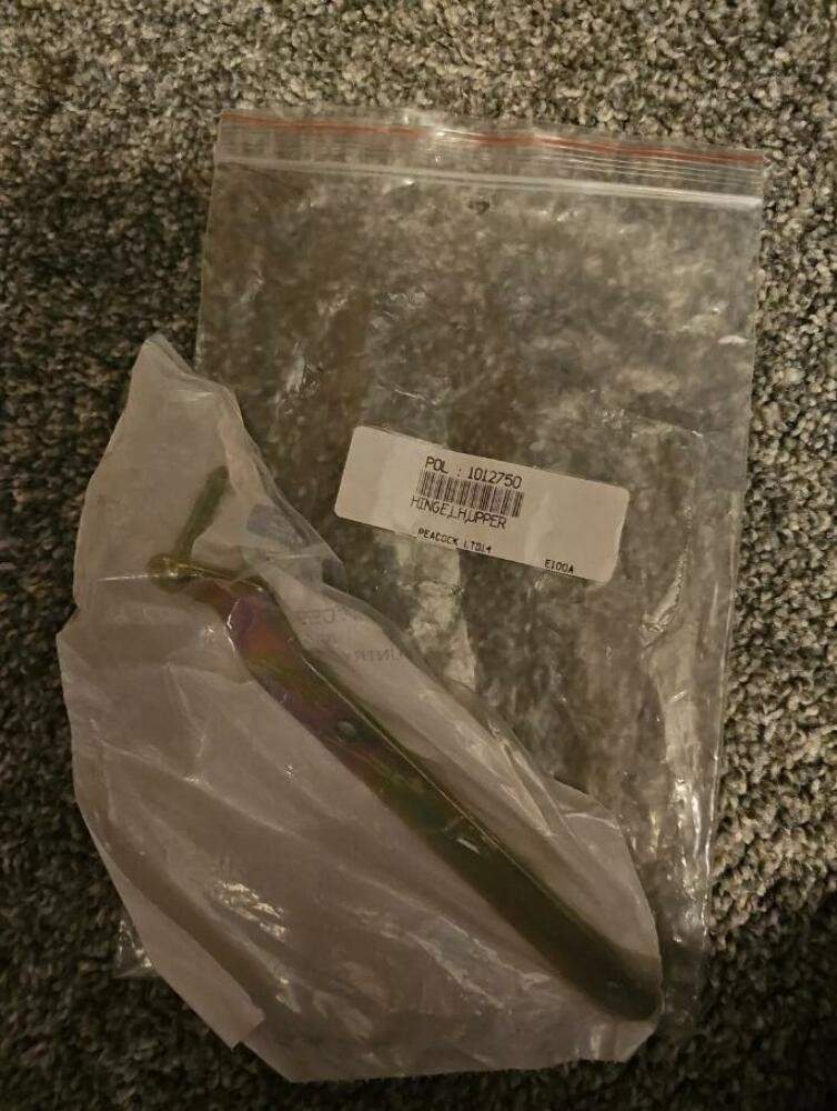 1999-2018 Polaris Snowmobile Widetrak RMK Trail LH Upper Hood Hinge OEM 1012750