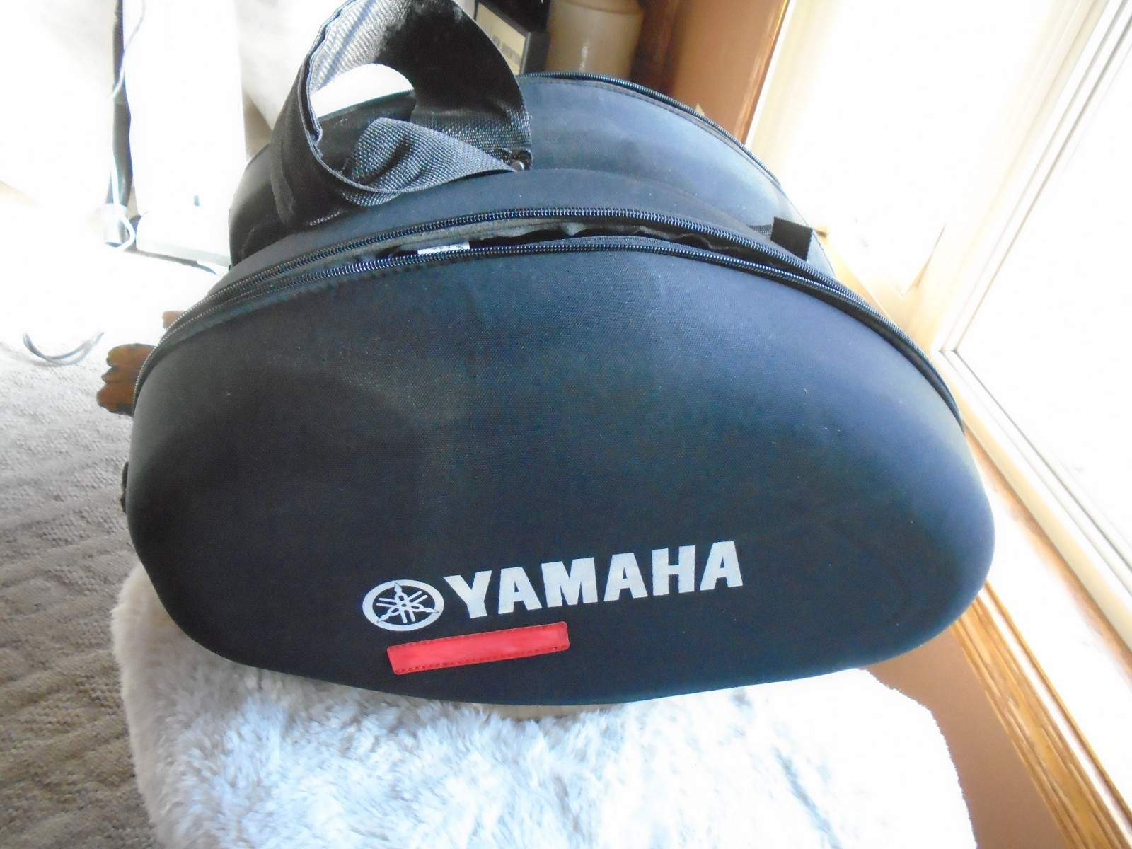 Yamaha Snowmobile Zipper Saddle Bags with Buckles and Straps 1 Pocket Each