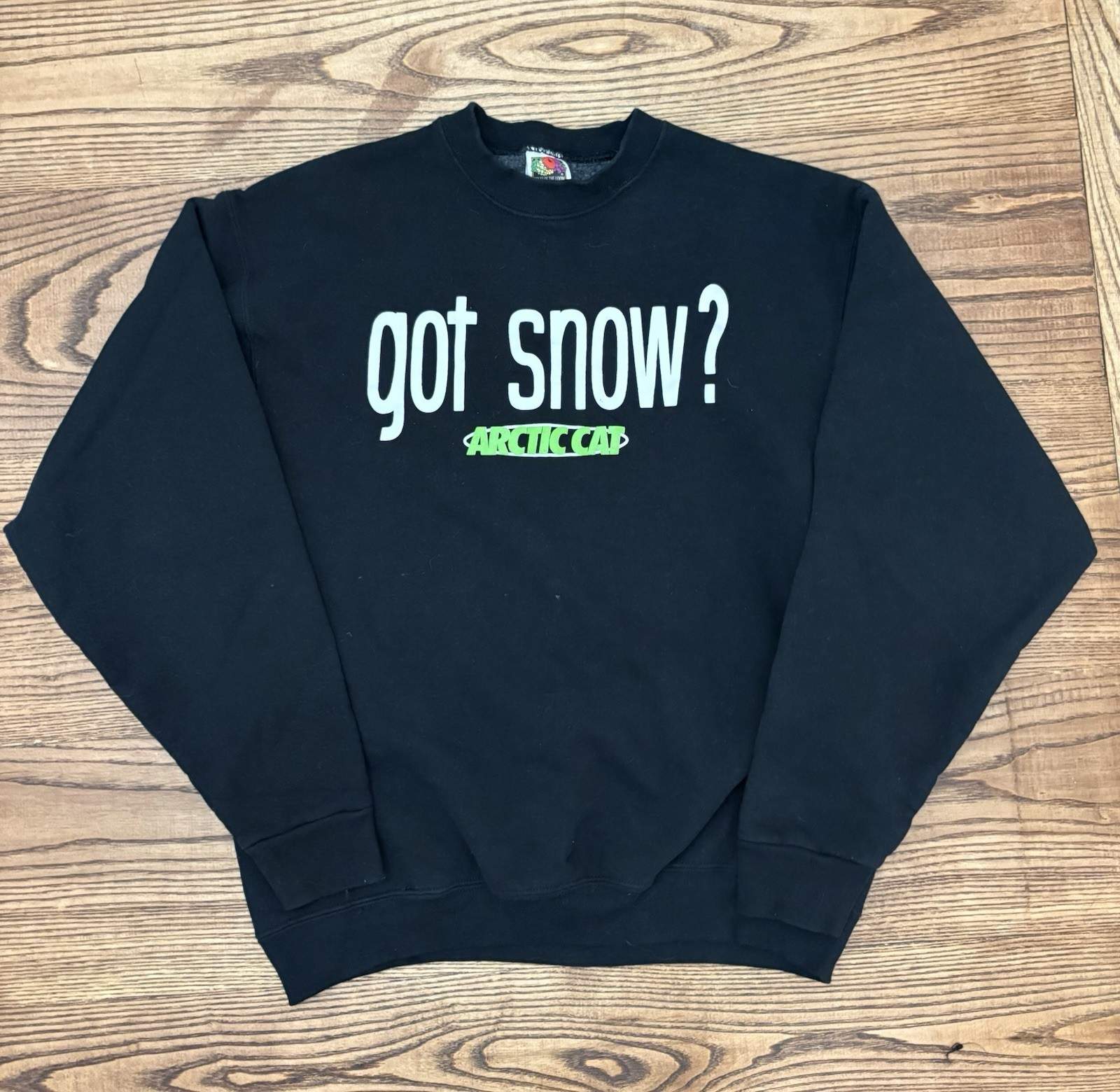 Vintage 90s Artic Cat Got Snow? Snowmobiles Crewneck Sweatshirt Size Large