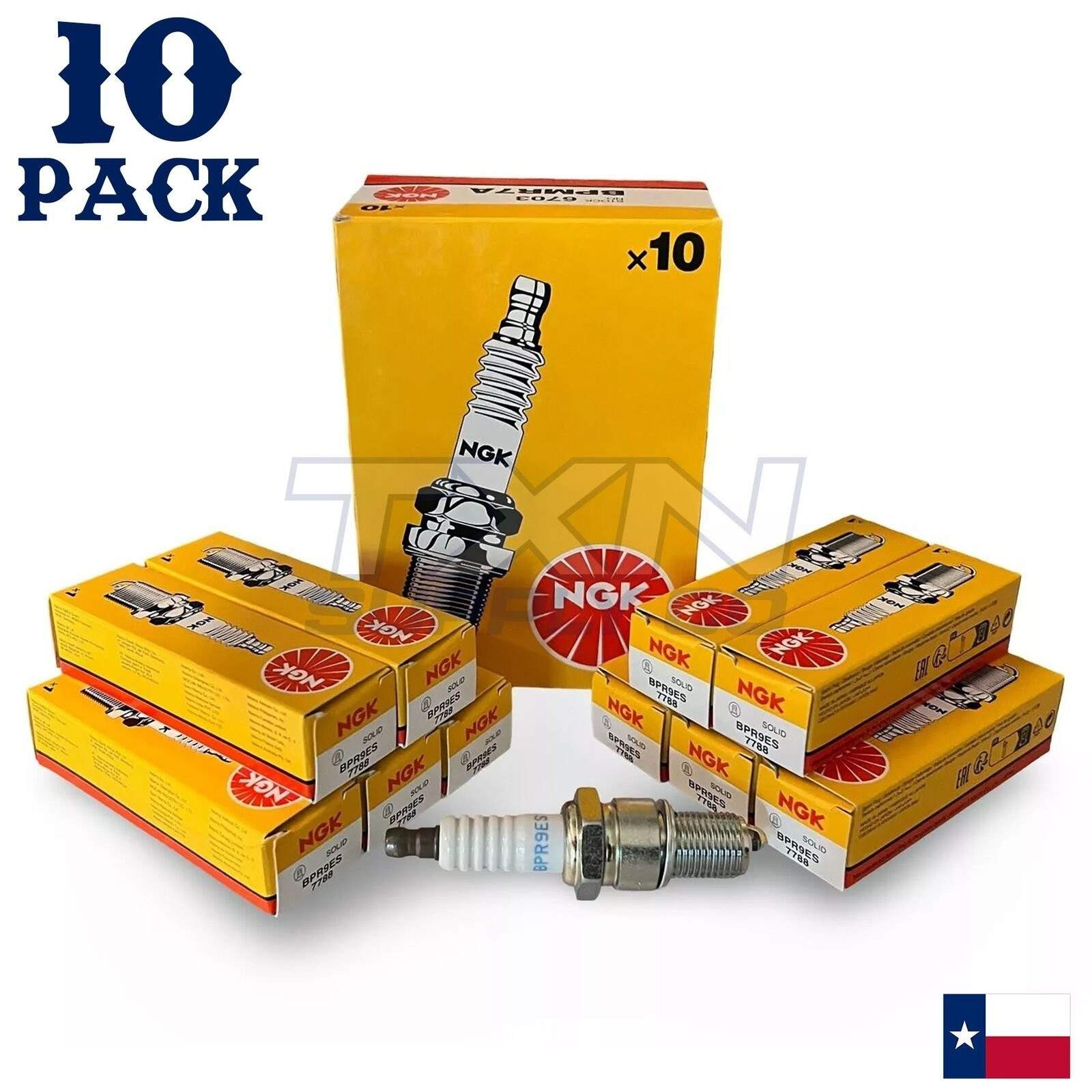 NGK Spark Plug BPR9ES For Artic Cat M, XF, ZR Models – 10 Pack