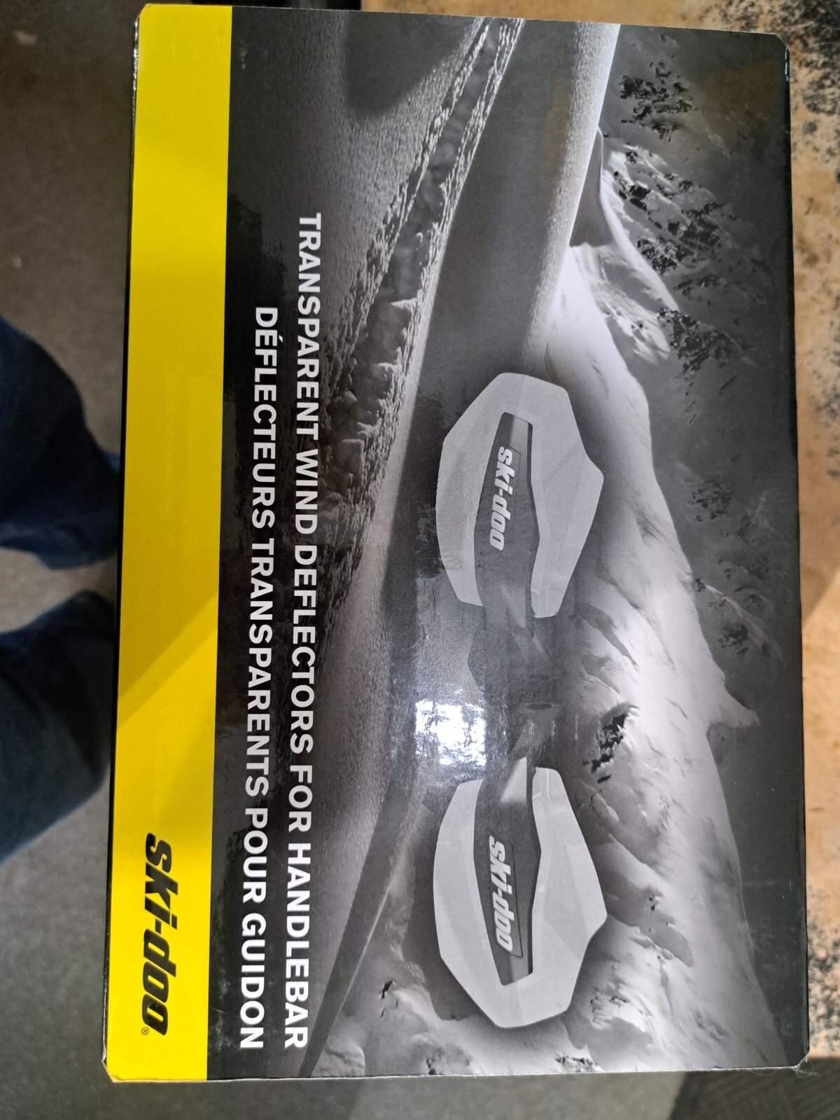 Ski-Doo Parts and Accessories 860200789 Transparent Hand Deflectors