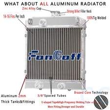 For Artic Cat Prowler 550 700 TRV 700 550 450 0413205 2 Row Aluminum Radiator