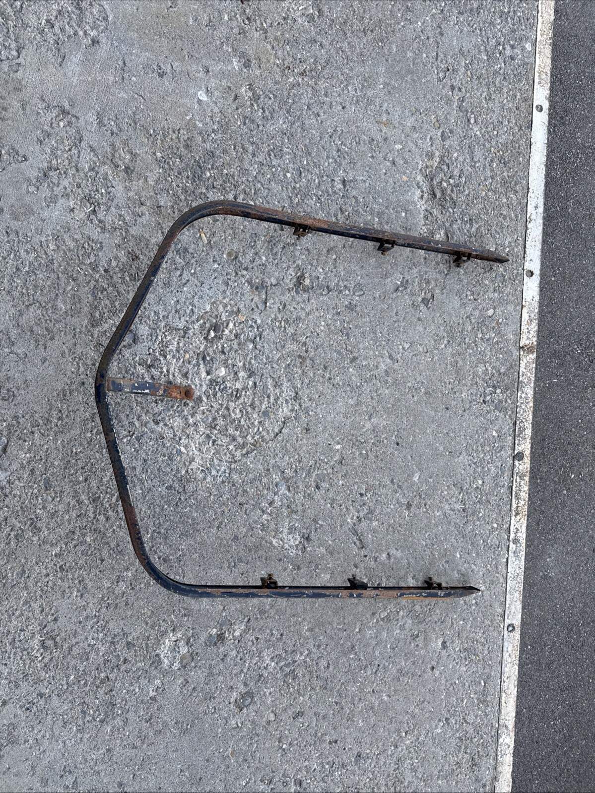 1974 – 1976 ? Vintage Polaris Snowmobile Colt  340 Front Bumper  Straight