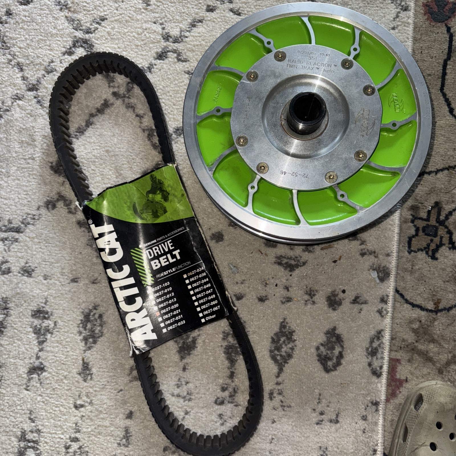 Team Twin Trax Helix Rapid Reaction Clutch and Artic Cat 0627-020 Belt Drive