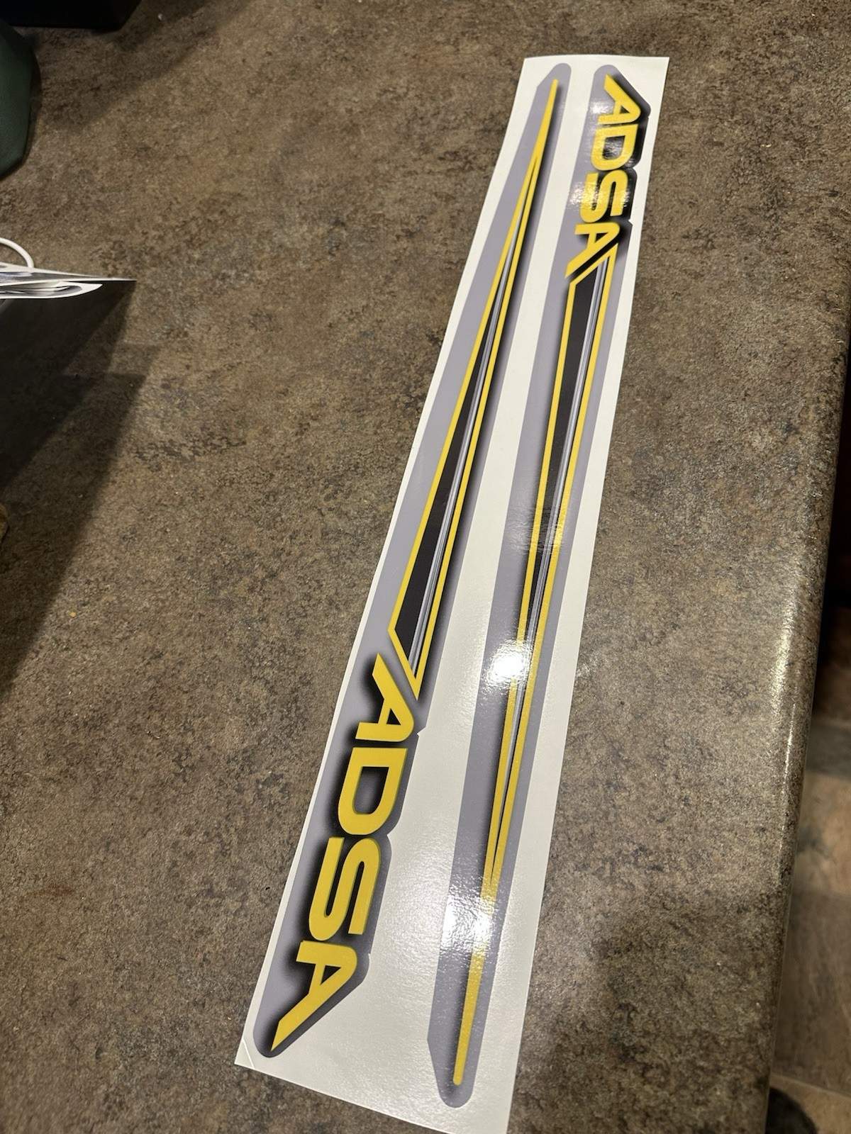 Skidoo Snowmobile Trailing Arm Decals Left & Right MXZ formula 1999-2005 YELLOW