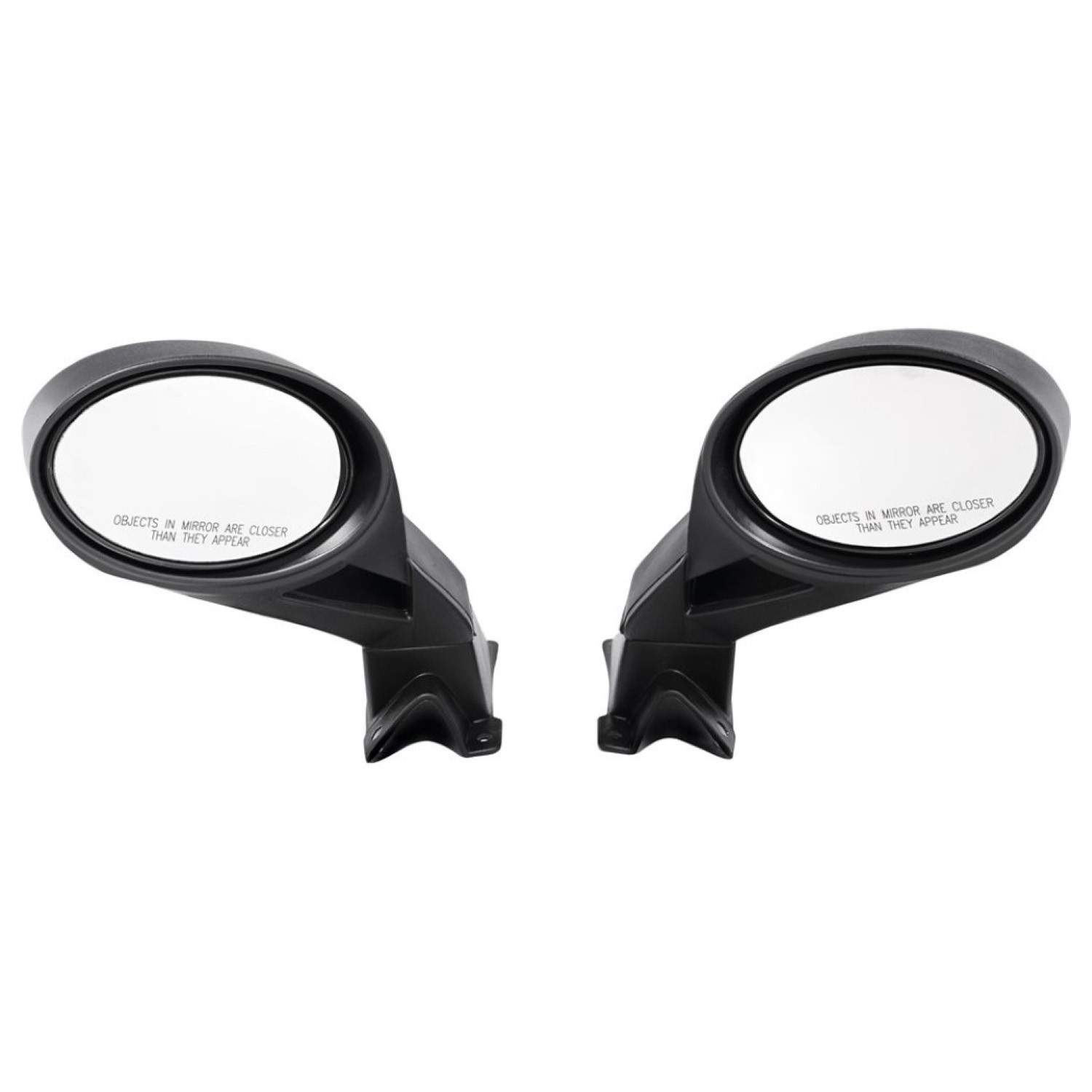 Polaris Snowmobile OEM PRO-RIDE Black Hood Mount Snowmobile Mirrors, 2877803